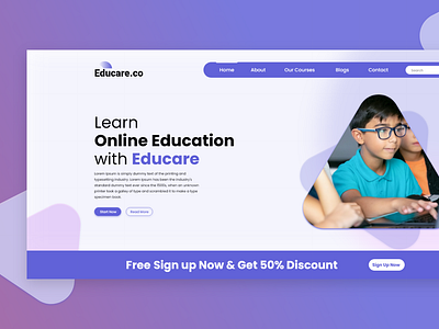Education Landing Page