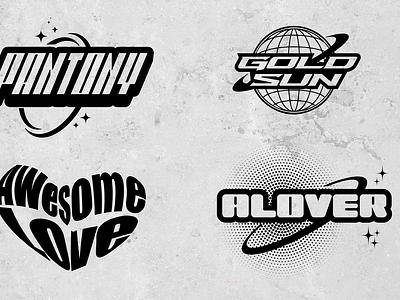 custom clothing brand y2k logo design athletic branding clothing brand logo y2k creative design font graphic design illustration logo ui vector y2k y2k logo y2k logo design