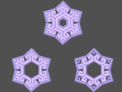 Geometric Snowflakes