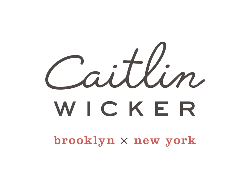 Caitlin Wicker Logo by Westwerk on Dribbble