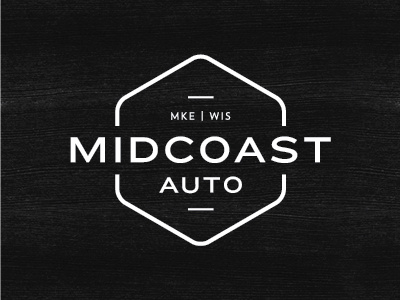 Midcoast Logo auto logo typography