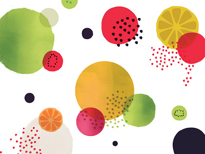 Juicy pattern abstract colorful fruit pattern
