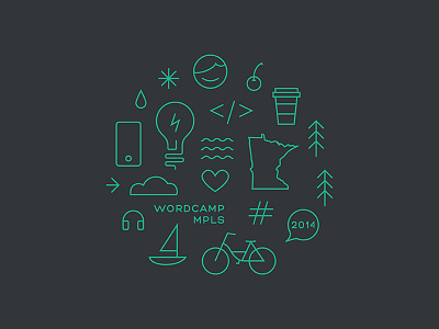 WordCamp MPLS icons