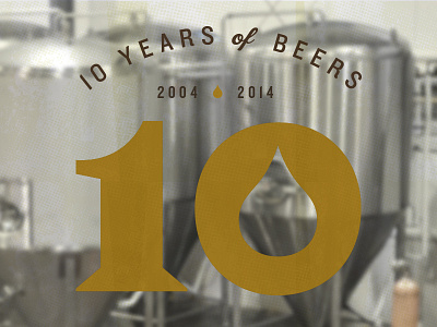 10 Years Of Beers anniversary beer