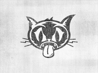 Catlick Records catlick logo logo design texture textured westwerk