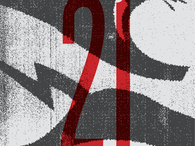 21 Years 21 cat catlick records cats poster screenprint screenprinting texture textured