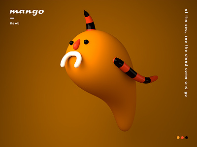 Mango-family series 3d 3dcharacter c4d character cinema4d cute family render vray vrayforc4d