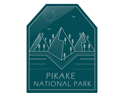 National Park badge #dailylogochallenge branding dailylogochallenge design graphic design illustration logo national park typography vector