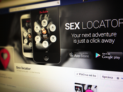 Mobile Dating App - Facebook cover
