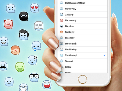 Select your mood android app emoi ios list messenger mood
