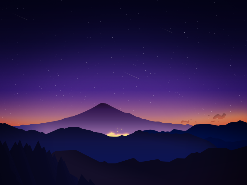 Sky Full Of Stars Wallpaper By Stefan Marincak Dribbble Dribbble