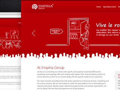 Empiria web site illustration illustrator photoshop vector web webdesign