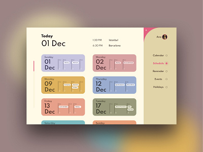 Calendar app branding calendar calendarwebpage design graphic design ui ux web webpage website