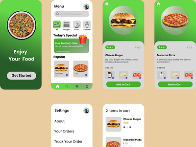 Food App Ui design 3d animation behance burger coke designer dribbble dribbble shots food fries graphic design logo mcdonals motion graphics restaurant ui uidaily userinterface ux uxdaily