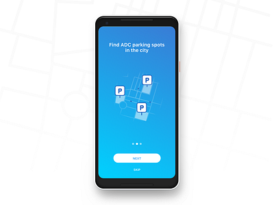 Parking Onboarding android app design illustration onboarding parking