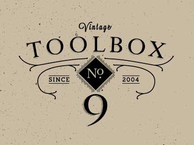 Toolbox No. 9 logo vintage