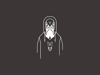 duck black duck hoodie illustration