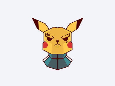 pikachu badge illustration pikachu