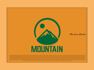 Mountain Logo design graphic design illustration logo vector