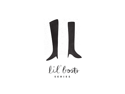 Lil' Boots boots hand type illustration lettering shoes small