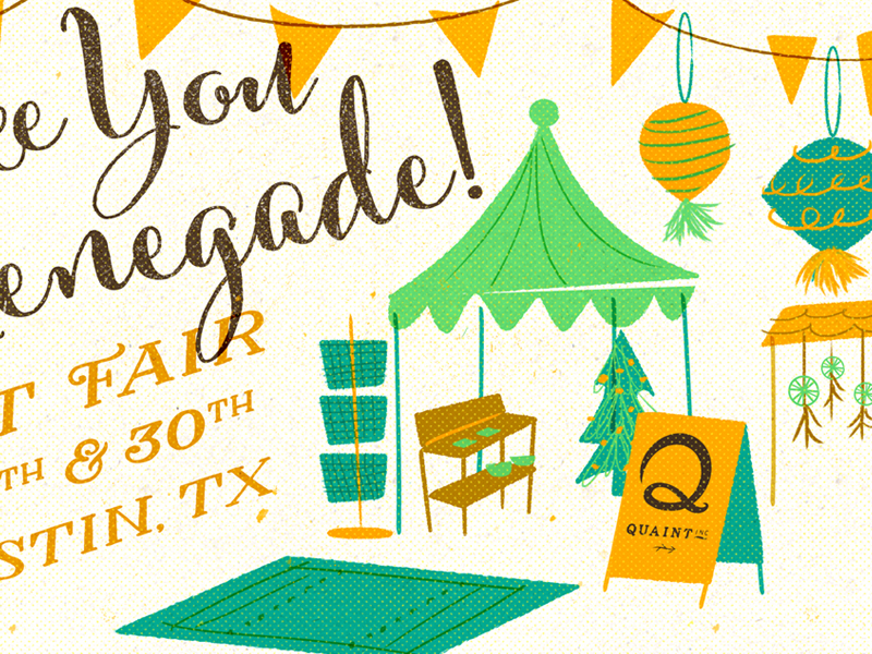 Renegade Craft Fair by Leah Quinn on Dribbble