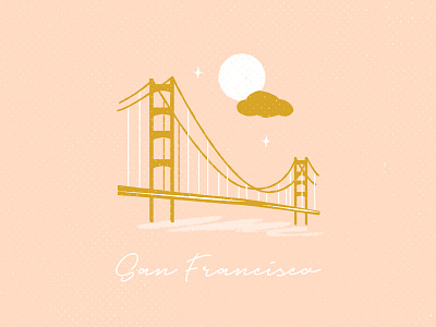 I left my heart in San Francisco bridge ca california golden gate moonlight romantic san fran san francisco