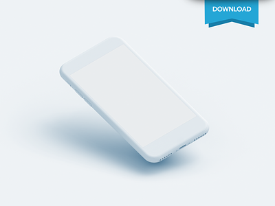 Free Iphone Clay Mockup clay download free ios iphone mockup perspective psd