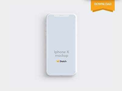Free Iphone X Clay Mockup Sketch clay download free iphone x mockup sketch