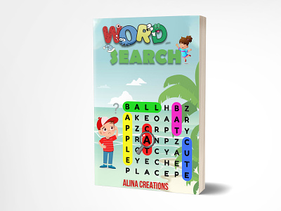 Word Search 3d book cover adobe photoshop amazon kindle book book design book designer coloring books cover design ebook ebook design fiverr fiverr.com illustration kindle kindle design logo word word search