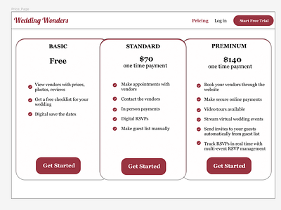 Pricing Page