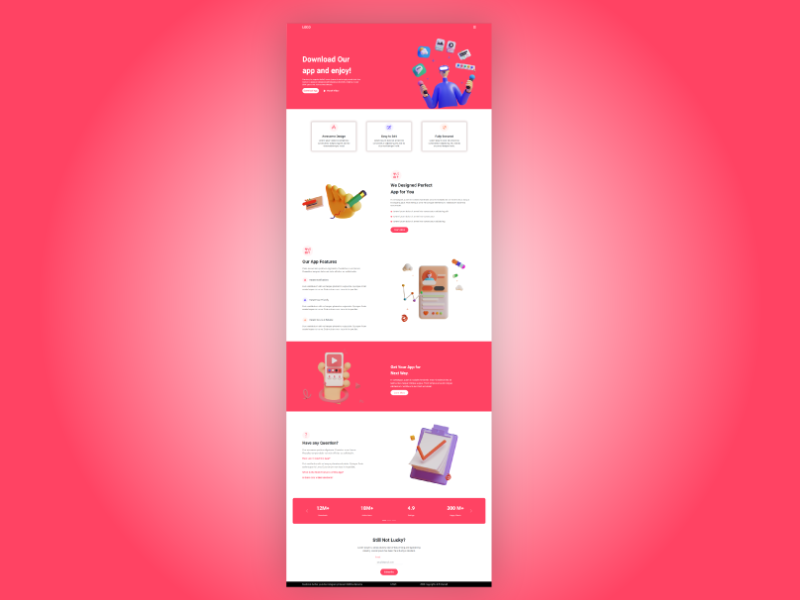 Landing Page Design by Hassan Jamal on Dribbble