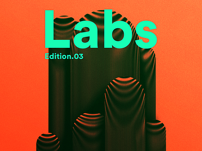 Labs e3 absctract color cover green labs orange