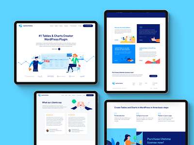 wpDataTables Landing Page data plugin tables wodpress