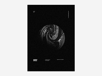Design Space - Abstraction from Image 3 art black design graphic design planet poster poster design skillshare space type typography