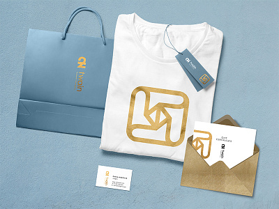 "twain" fasion brand identity