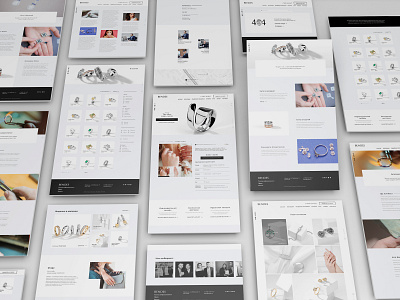 Bendes Studio branding design interface jewerly site ui ui kit ux