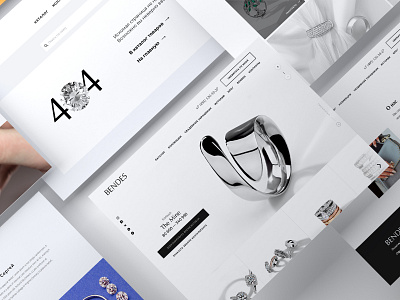 Website Bendes branding design inspiration interface jewerly site ui ux web