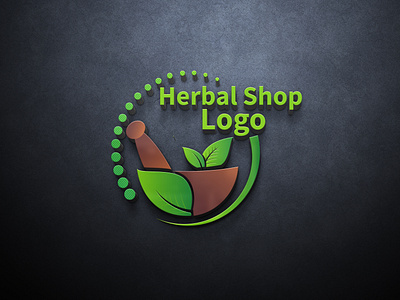 Herbalist Shop Logo ad design advertisement advertisining brand identity creative design creative designer design designer graphic design graphic designer post design social media design social media designer social media post