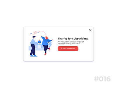 Pop-Up / Overlay | Daily UI #016 dailyui dailyuichallenge illustration ui ux web