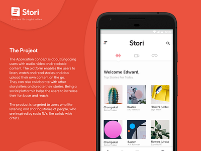 Stori App UI/UX Design