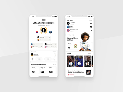 Rewind: League profile bet betting clean football interface media product product design profile rewind sportbook sports app statistics widgets