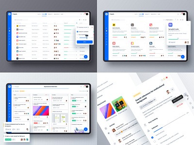 Favorite 4 shots of 2018 cards dashboard grid interface layout product product design sidebar table typography ui ux