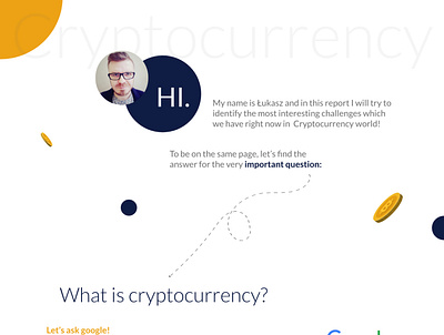 Crytptocurency interactive report adobexd cryptocurrency design report research ux