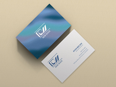 New Wave Production_Business Card by Kyum bee Kim on Dribbble