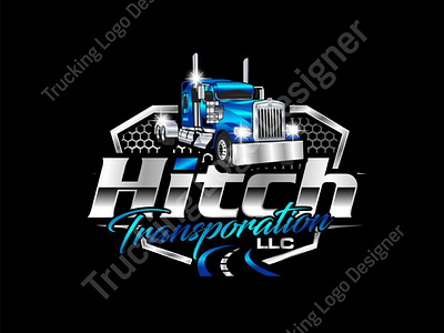 design dispatching, trucking, transport, logistic and auto detailing logo