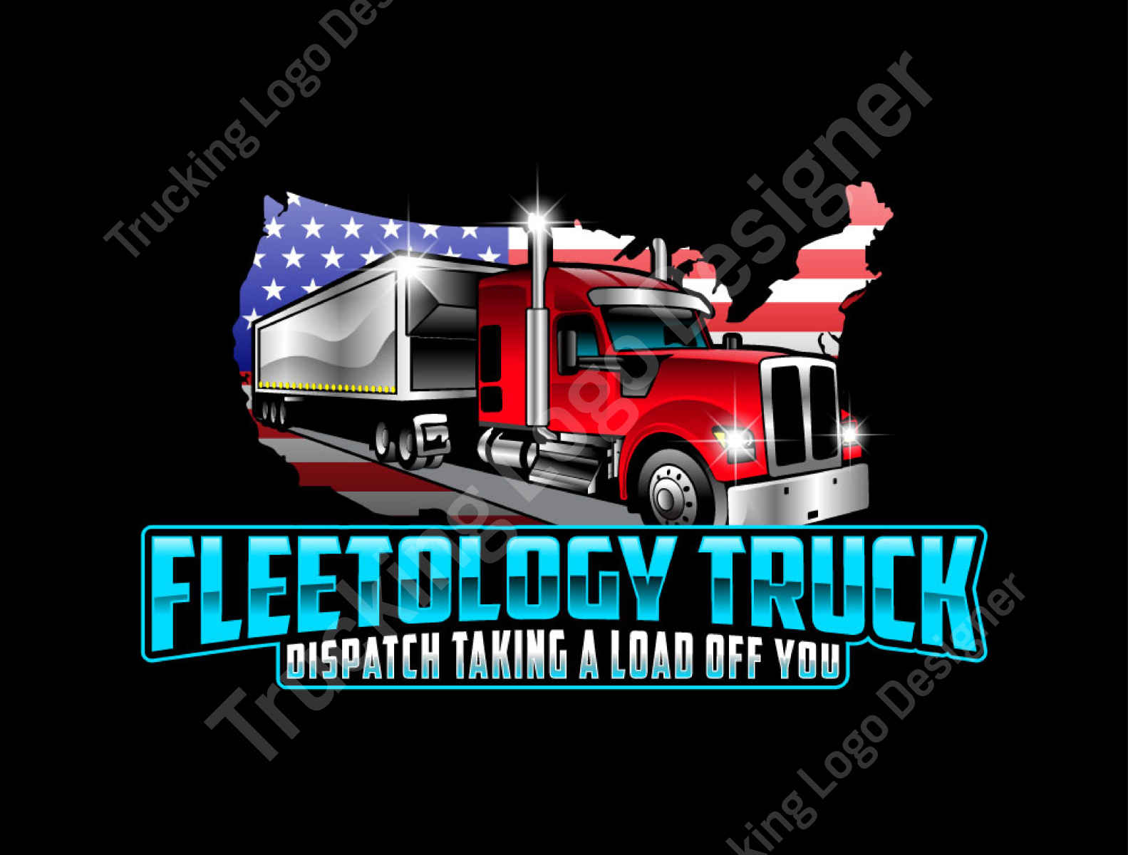 Transport Logistics Trucking Dispatching Logo Within 24hours by ...