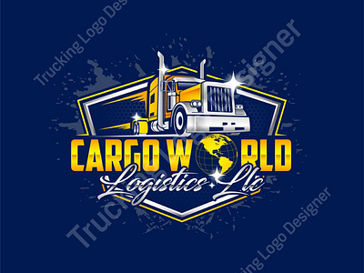 Transport Logistics Trucking Dispatching Logo Within 24hours 3d branding dispatching logo graphic design logo motion graphics transport logo transportation logo trucking logo