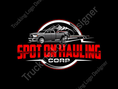 Transport Logistics Trucking Dispatching Logo Within 24hours branding dispatching logo graphic design logo motion graphics transport logo transportation logo