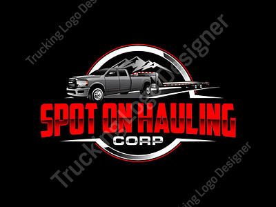 Transport Logistics Trucking Dispatching Logo Within 24hours