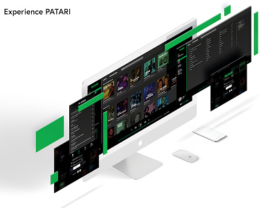 Experience PATARI adobexd app branding mobile music pakistan redesign streaming web